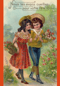 Nous avons cueilli des fleurs pour votre f&ecirc;te
